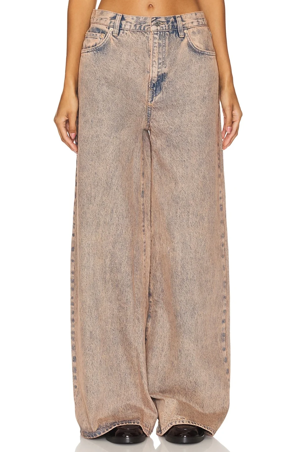 Luna Mid Rise Baggy Wide Leg - 1