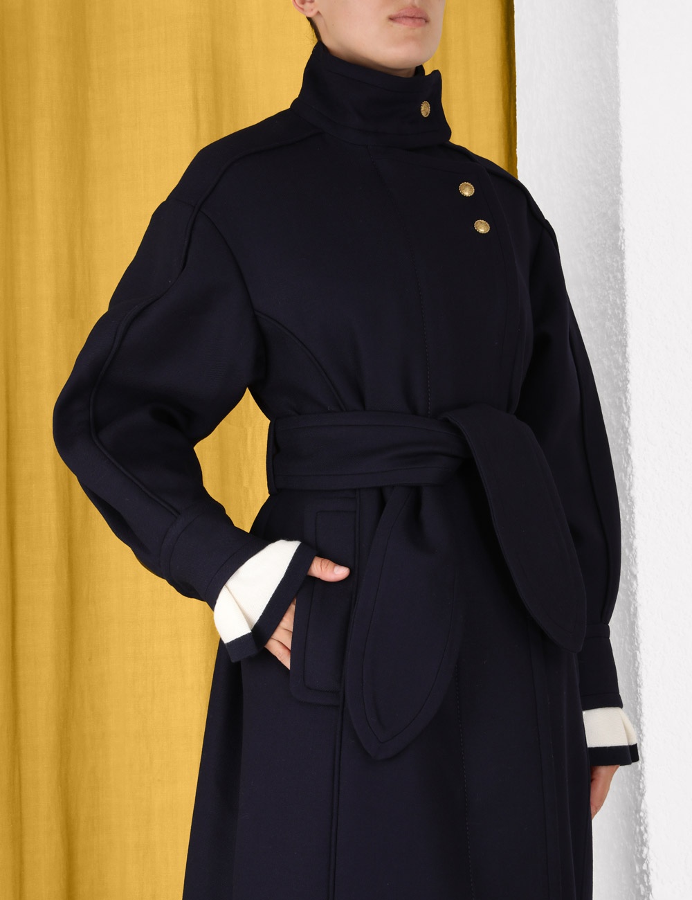 HIGH TIDE FUNNEL NECK COAT - 5