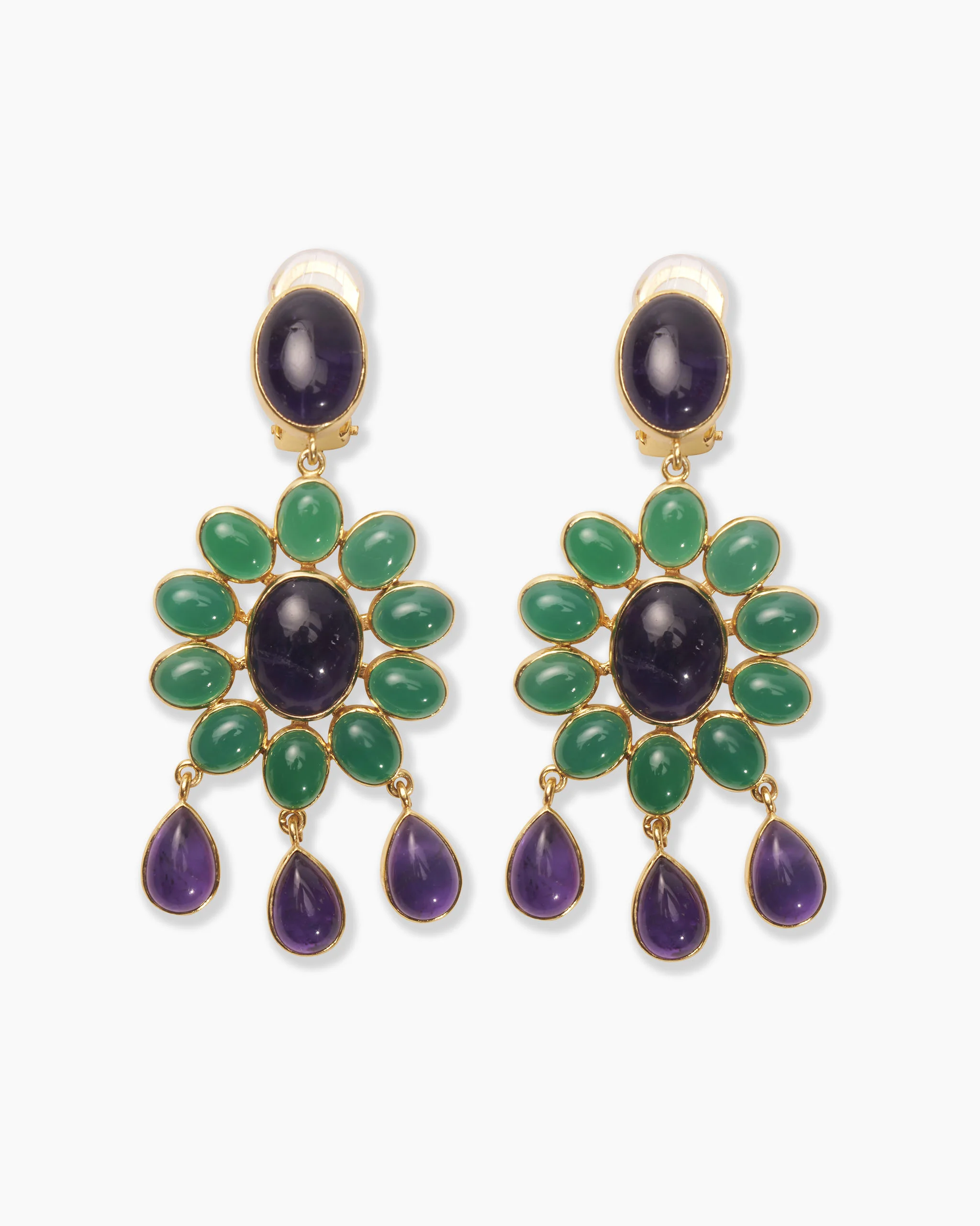 Carolina Herrera x Olympia Babylonia Flower Power Earrings - 1