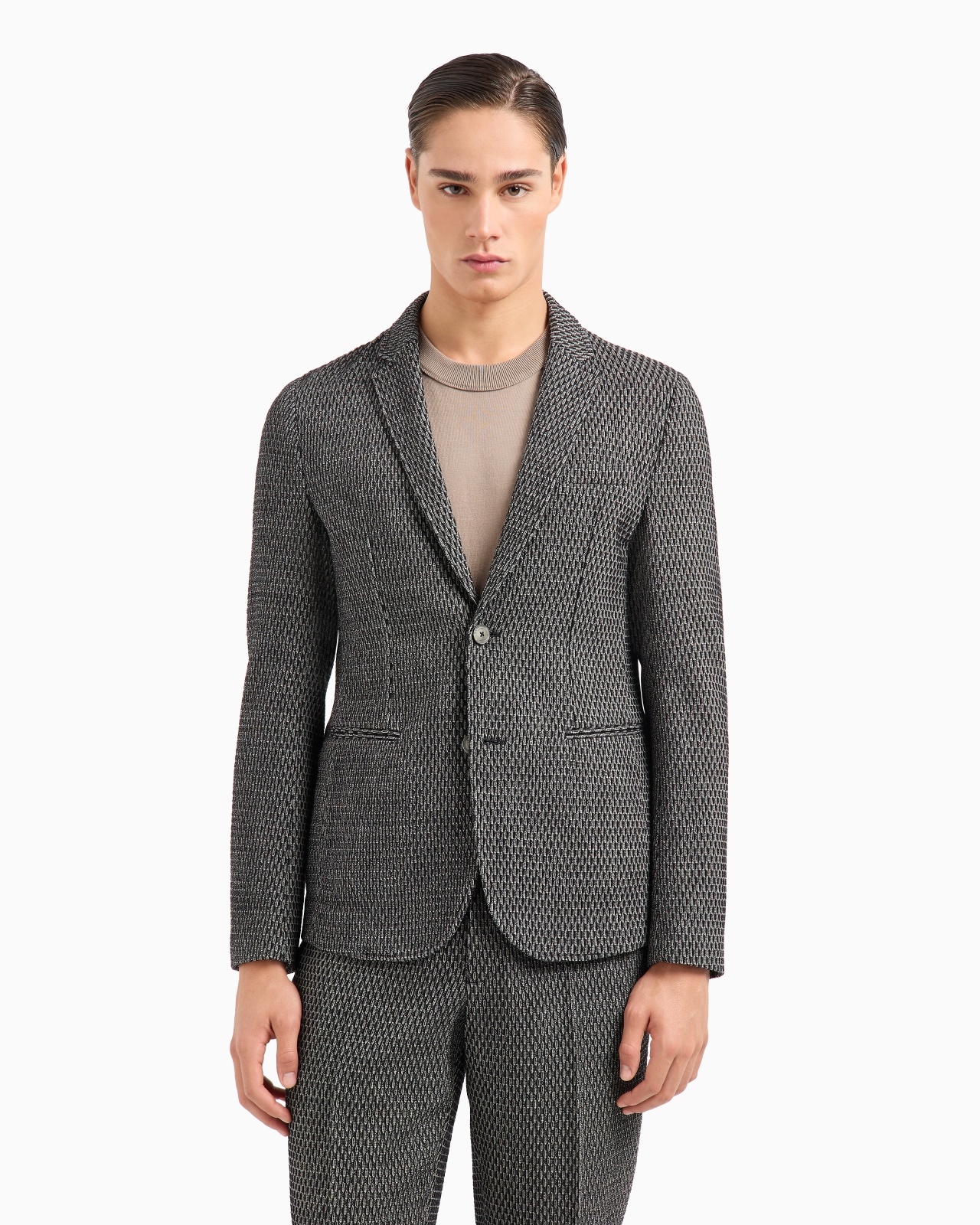 ICON ARMURE VIRGIN WOOL SINGLE-BREASTED JACKET - 4