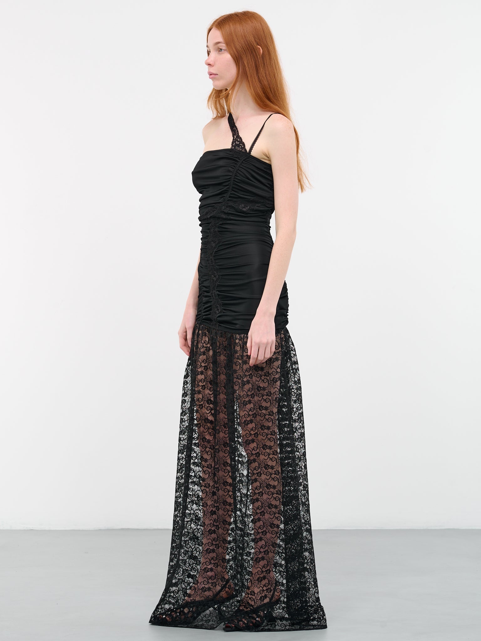 Bustier Lace Maxi Dress - 2