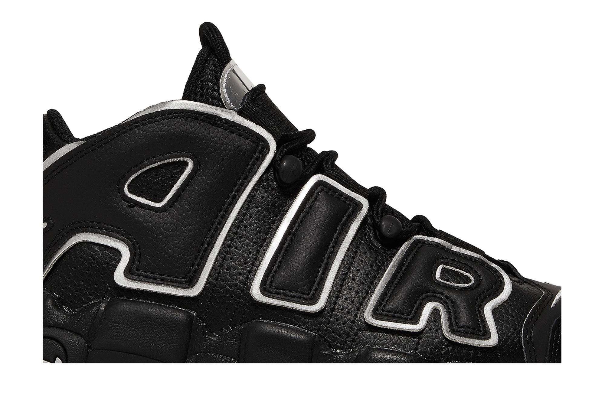 Wmns Air More Uptempo 'Black Metallic Silver' - 2