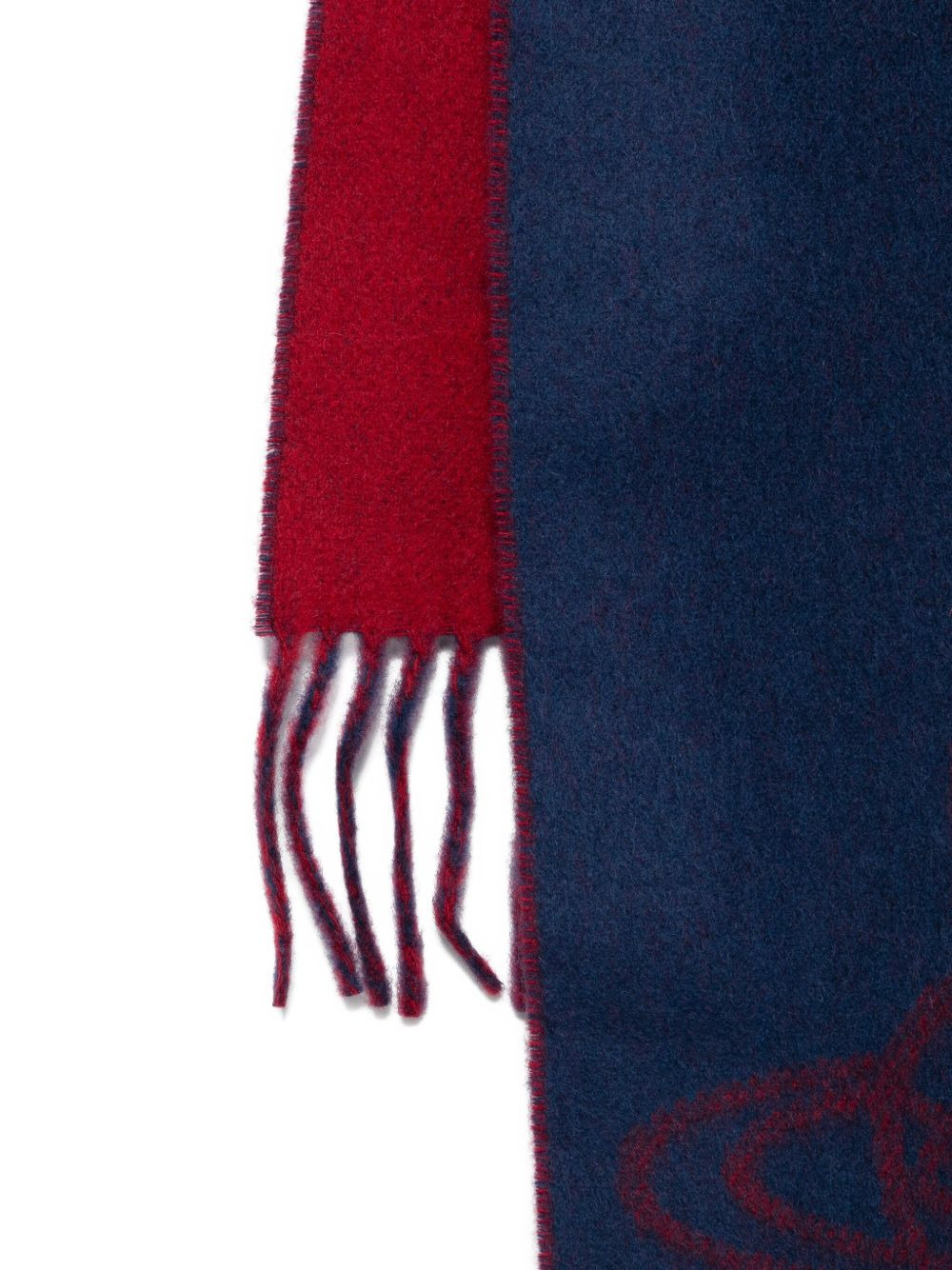Orb-embellished wool scarf - 3