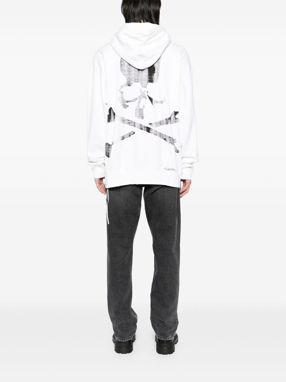 logo-printed hoodie - 4