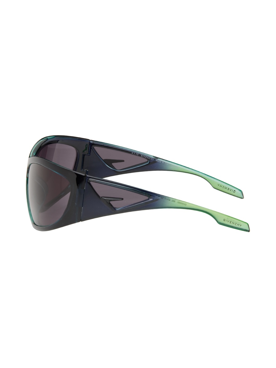 Green & Blue Giv Cut Sunglasses - 3