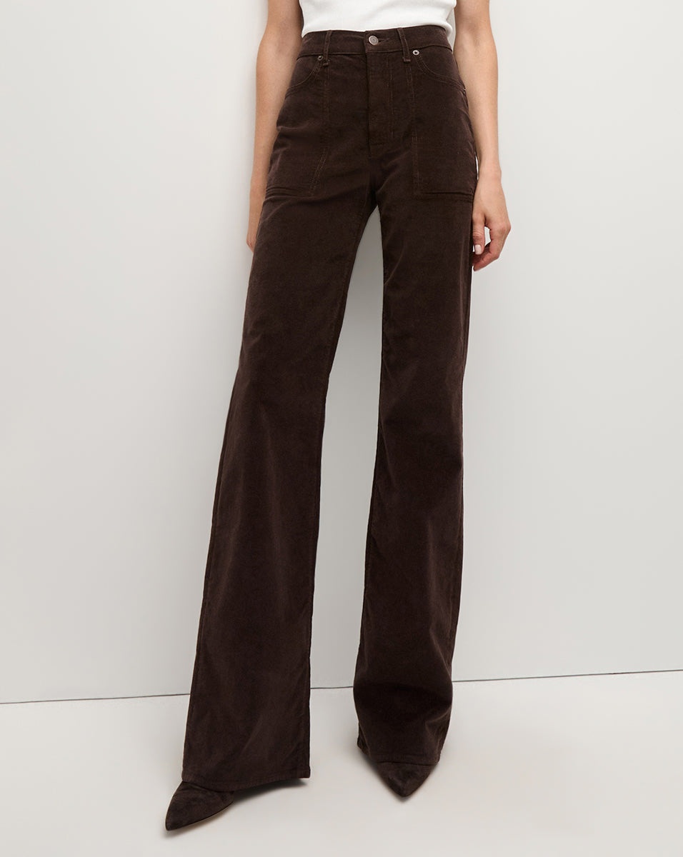 CROSBIE CORDUROY WIDE-LEG PANT - 3