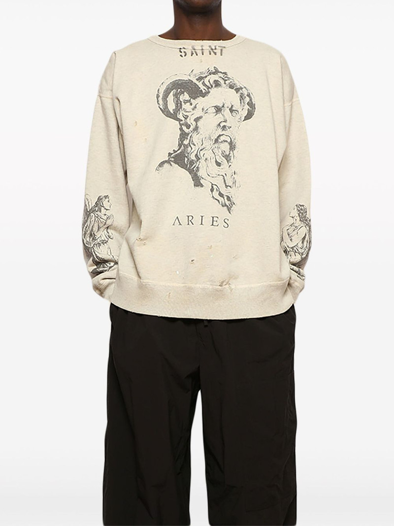 SAINT M×××××× Aries cotton sweatshirt outlook