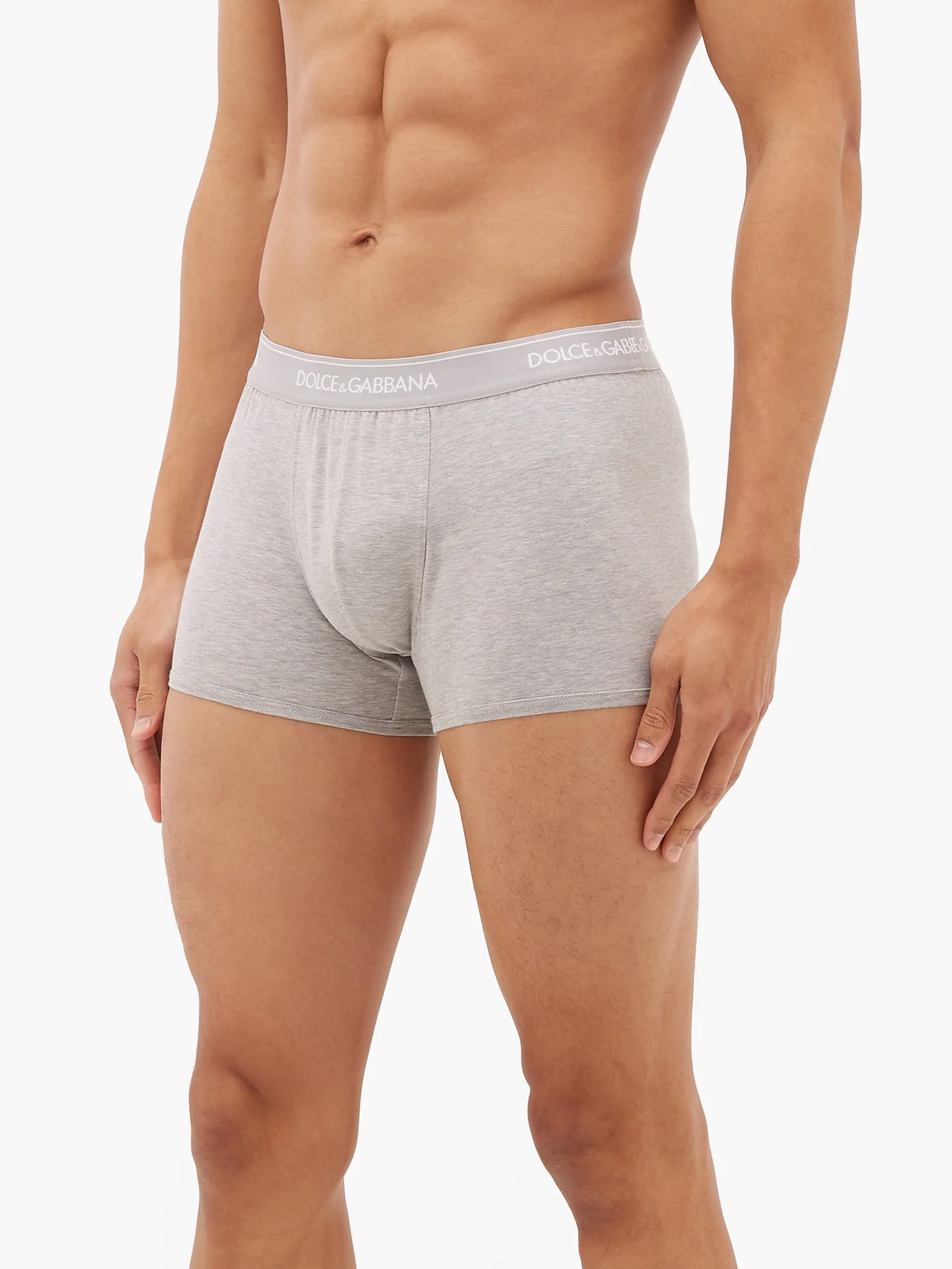 Pack of two logo cotton-blend boxer briefs - 2