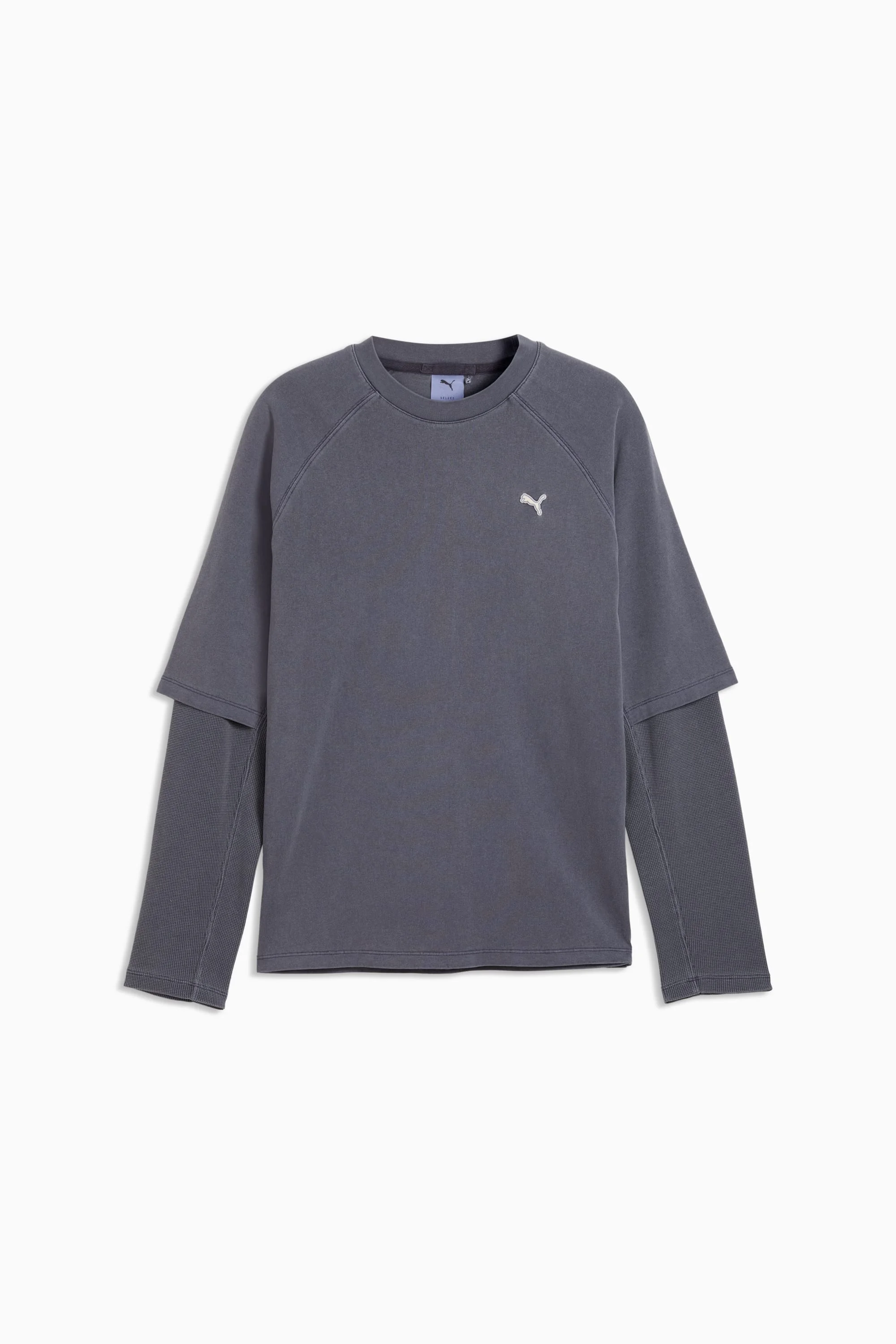 Select Essentials Men's Double Layer Long Sleeve Tee - 1