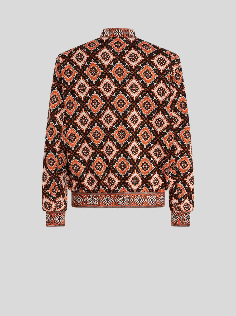 JACQUARD BOMBER JACKET - 5