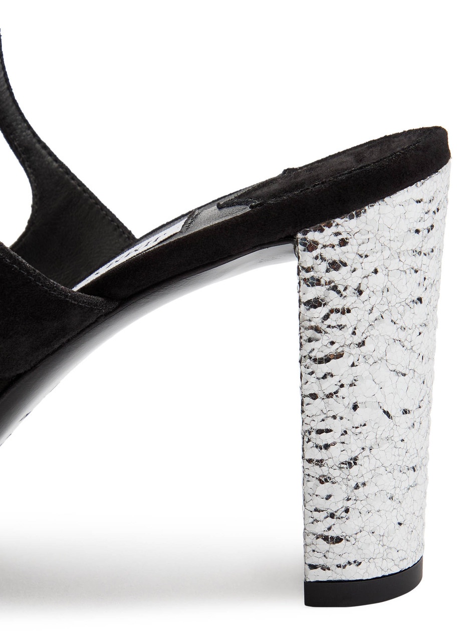 Jimmy Choo Azie 85 Suede Sandals - 4
