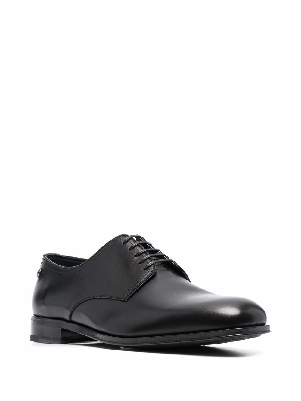 almond-toe lace-up Derby shoes - 2