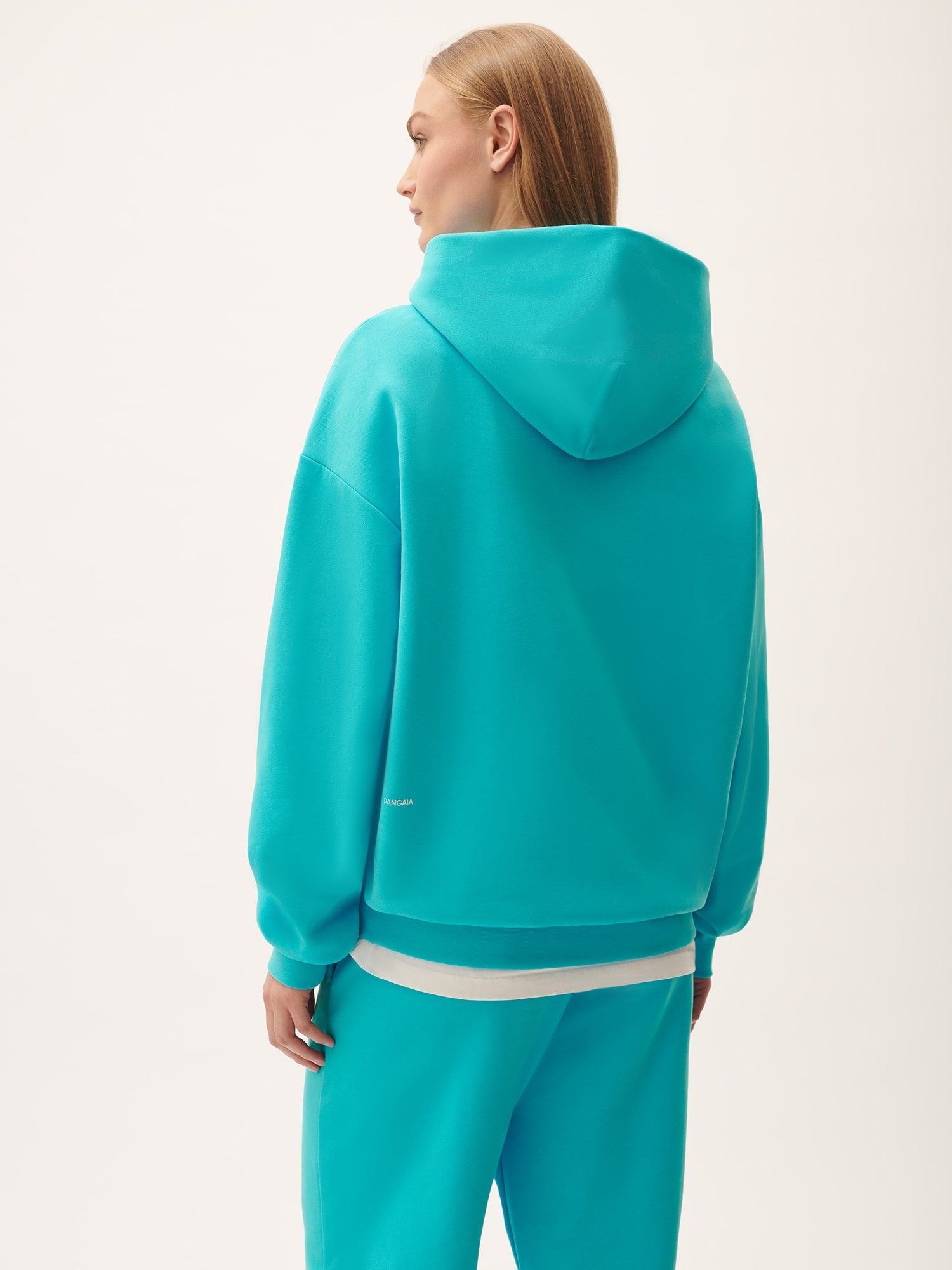 Womens 365 Midweight Hoodie - Ocean Turquoise - 3
