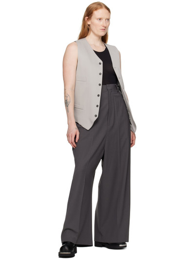 MM6 Maison Margiela Gray Five-Pocket Trousers outlook