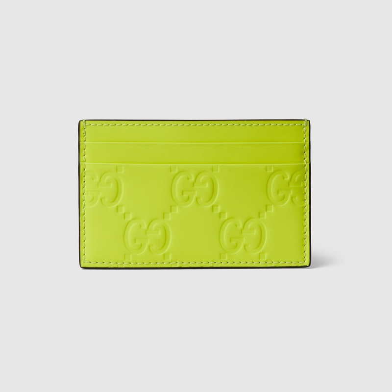 GG rubber-effect card case 1
