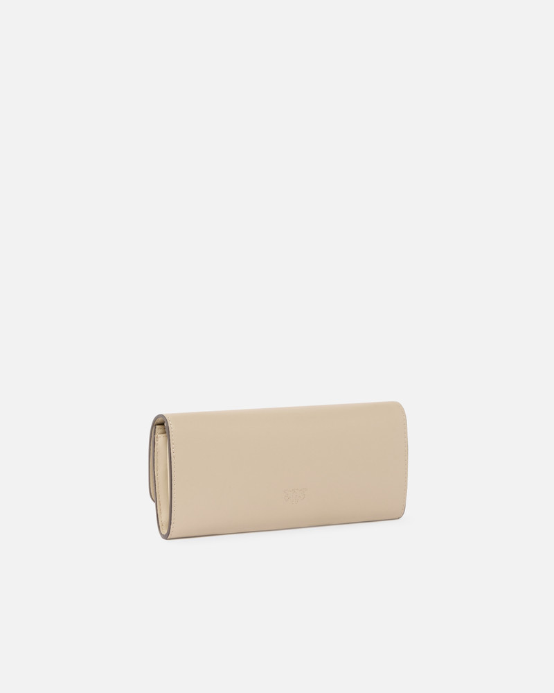 PINKO LEATHER PURSE WITH STRAP AND LOVE BIRDS LOGO outlook