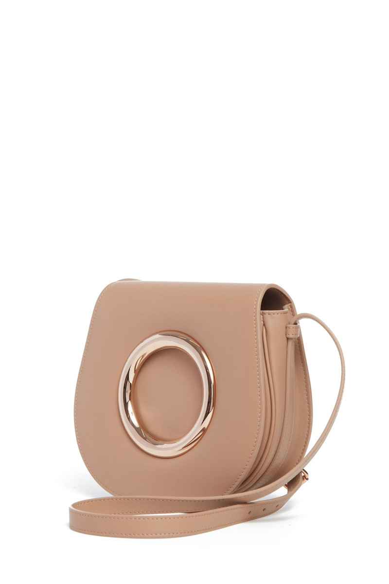 GABRIELA HEARST Ring Crossbody Bag in Nude Leather outlook