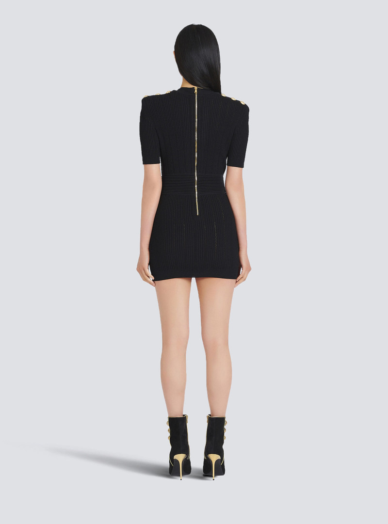 Short eco-designed knit dress 4