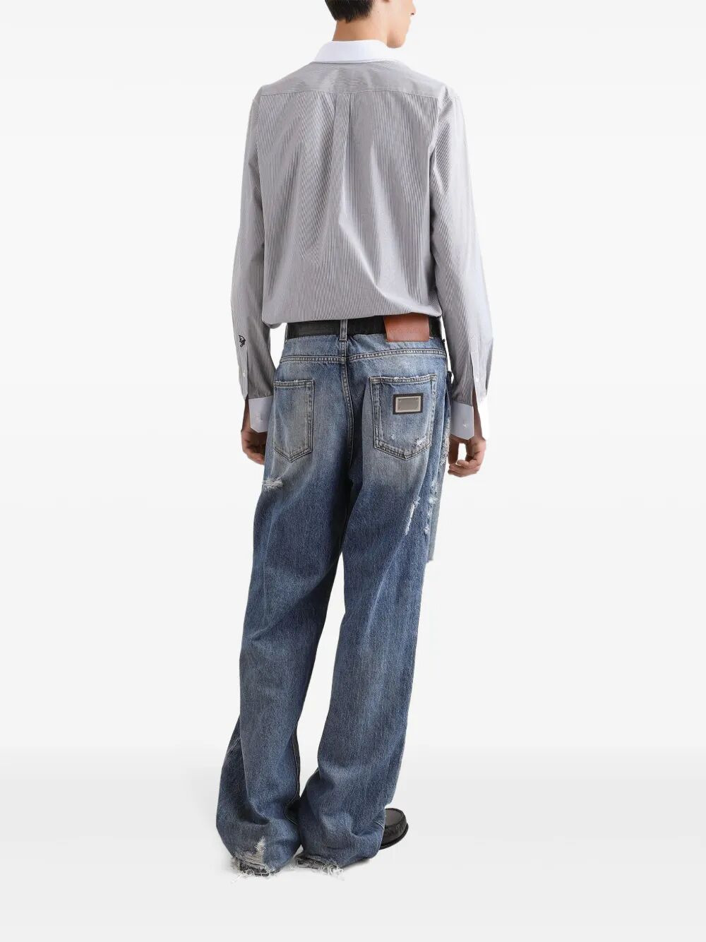 Dolce & Gabbana Men Striped Cotton Shirt - 3