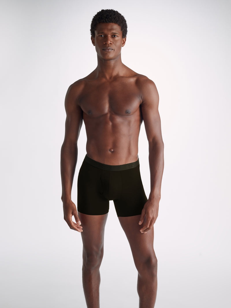 Men's Trunks Jack Pima Cotton Stretch Black - 7