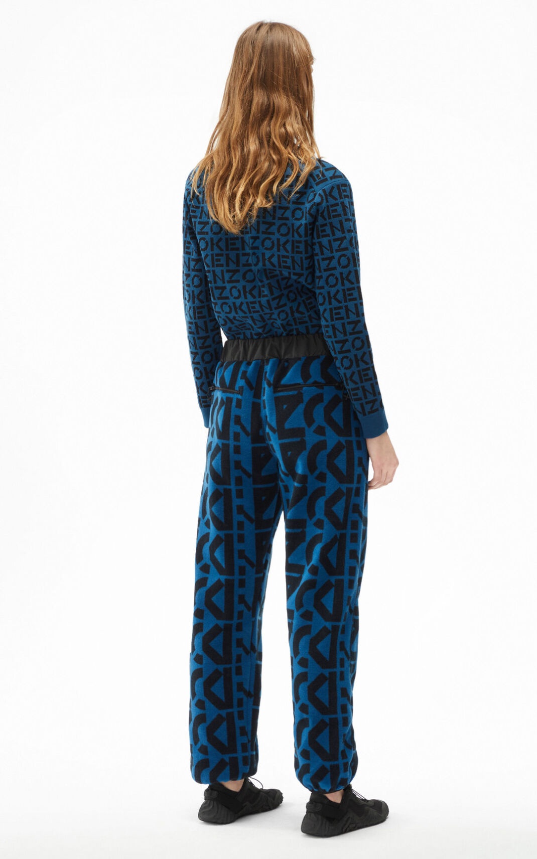 KENZO Sport monogrammed fleece jogging trousers - 3