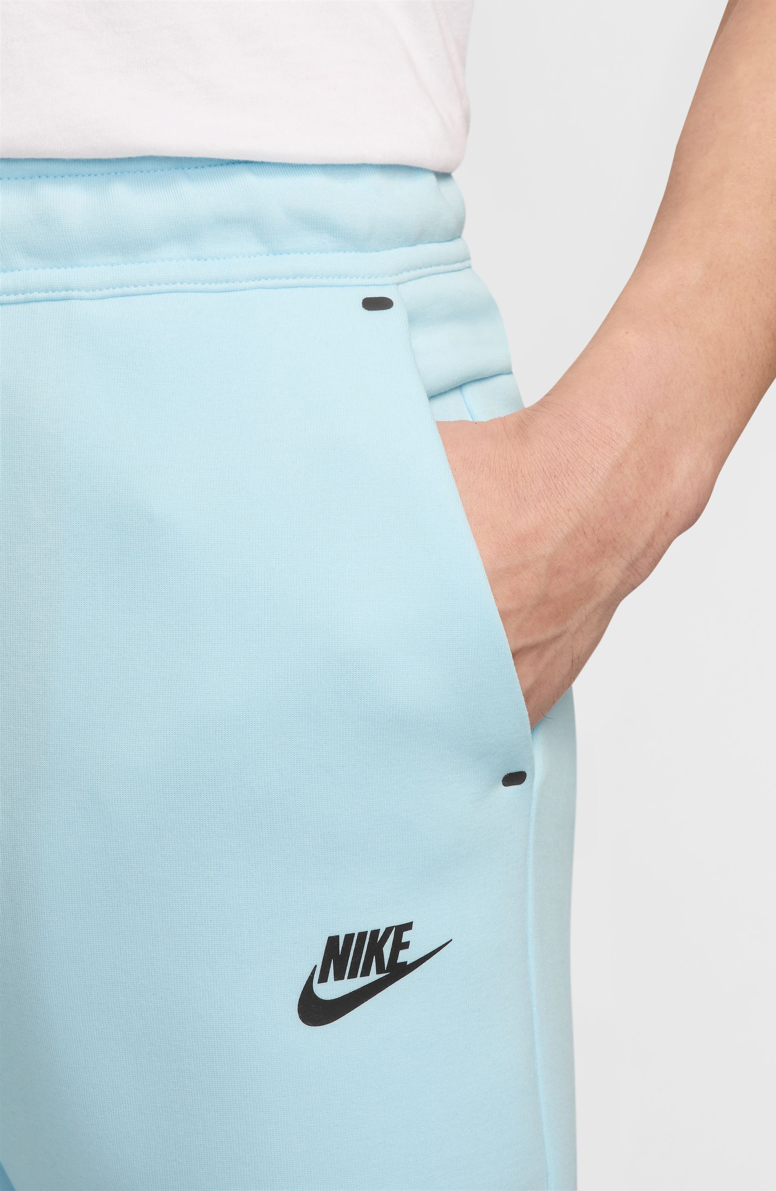 Nike Tech Fleece Joggers in Glacier Blue/Black at Nordstrom - 3