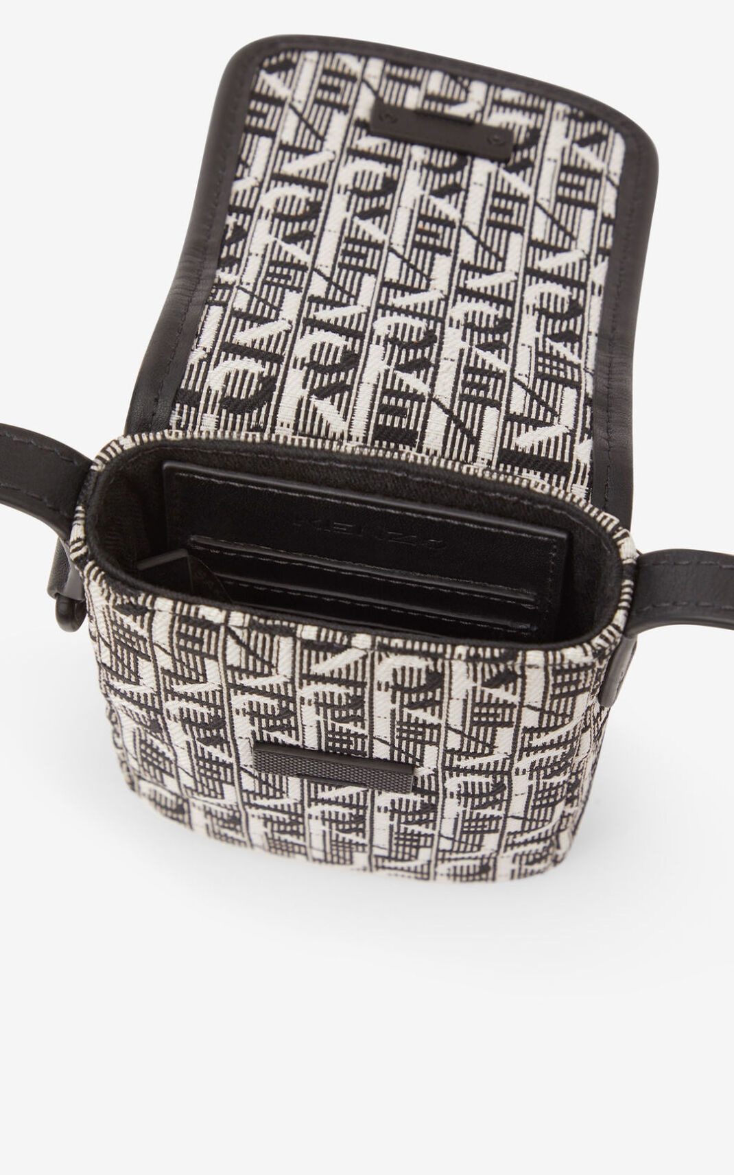 Courier jacquard phone pocket with strap - 3