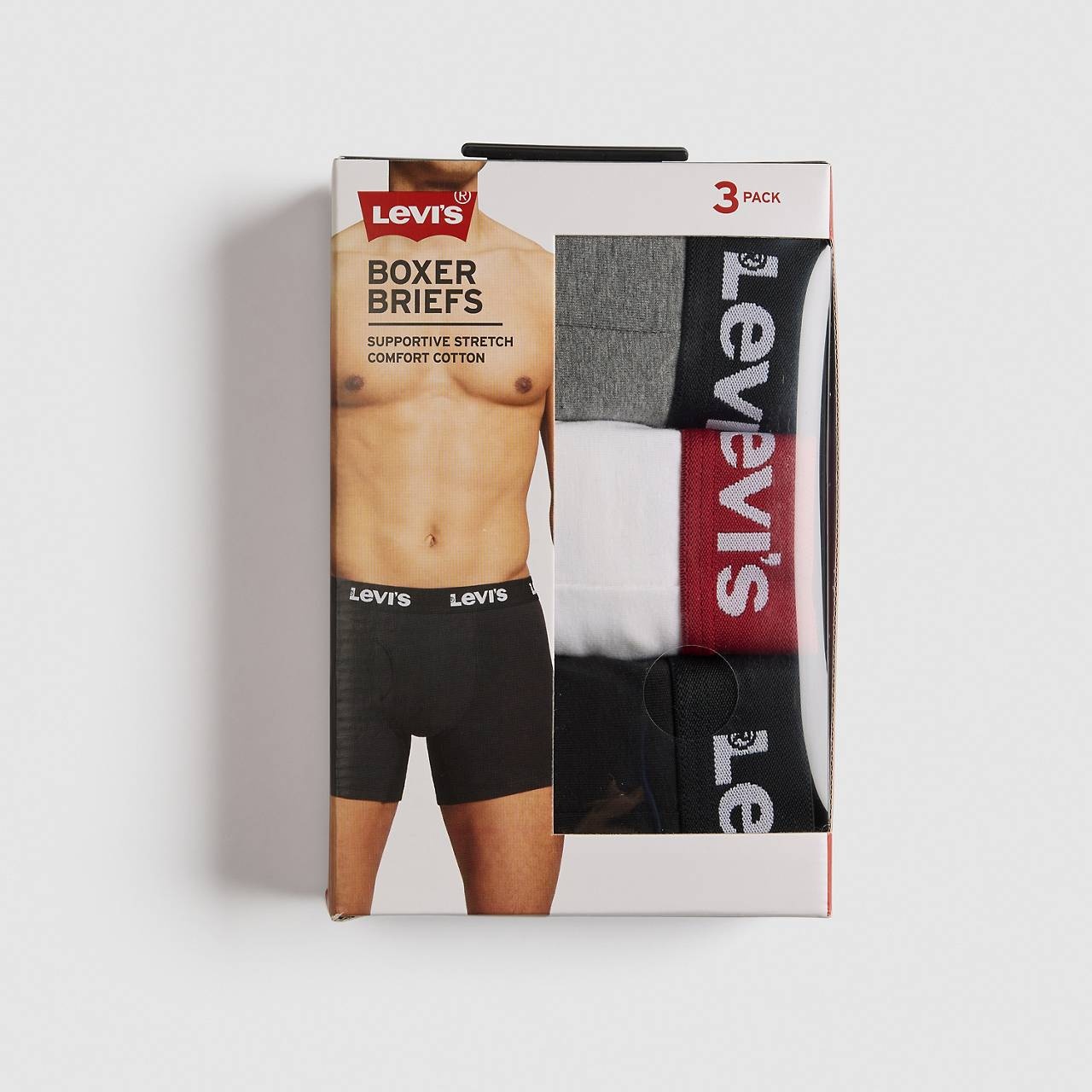 SOLID BASIC BOXER BRIEFS - 3