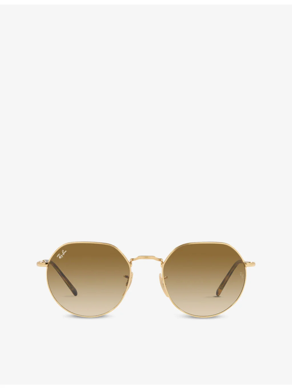 RB3565 Jack hexagonal-frame gold-toned and acetate sunglasses - 1