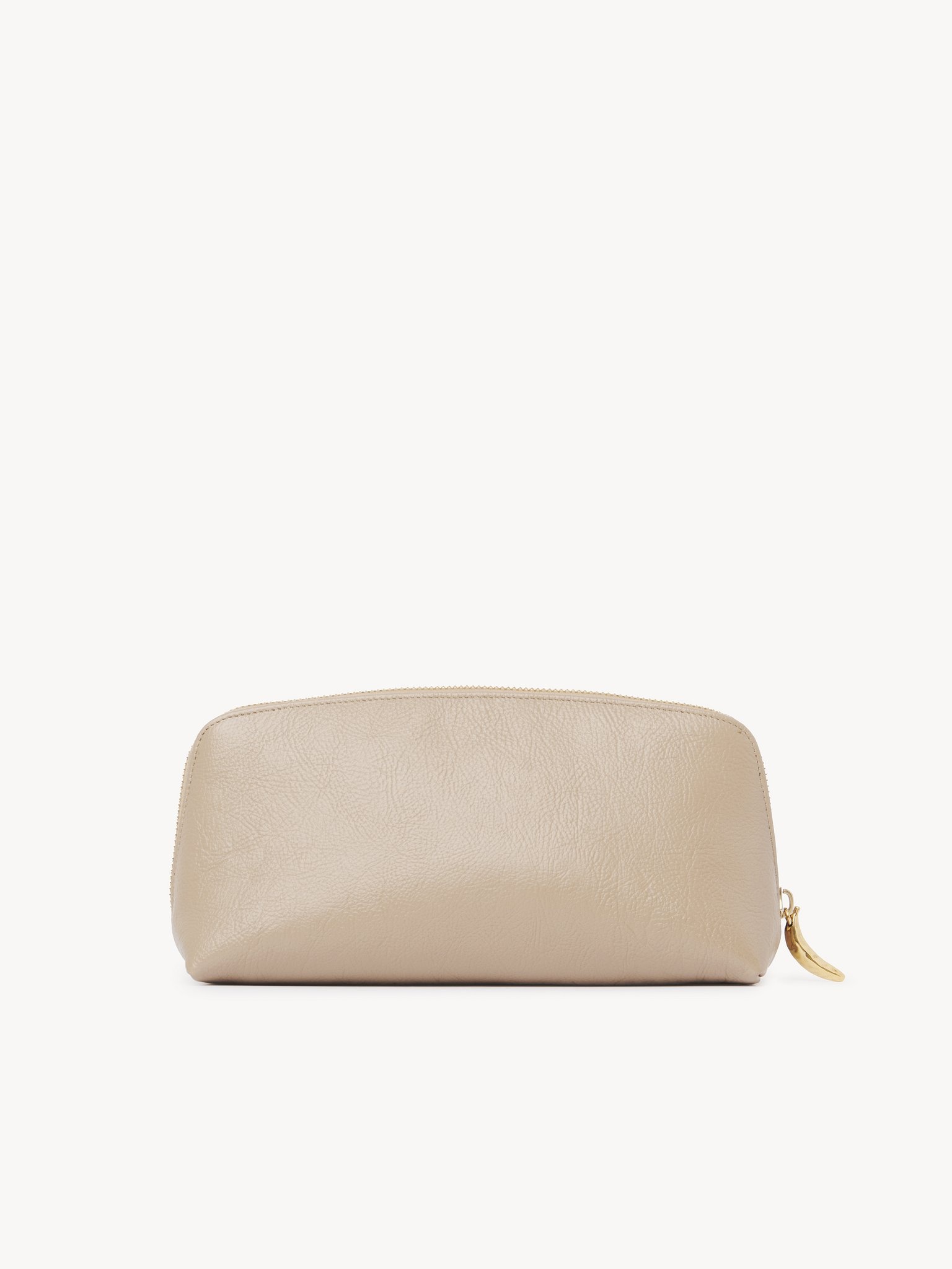 BANANA COSMETIC POUCH IN GRAINED LEATHER - 4