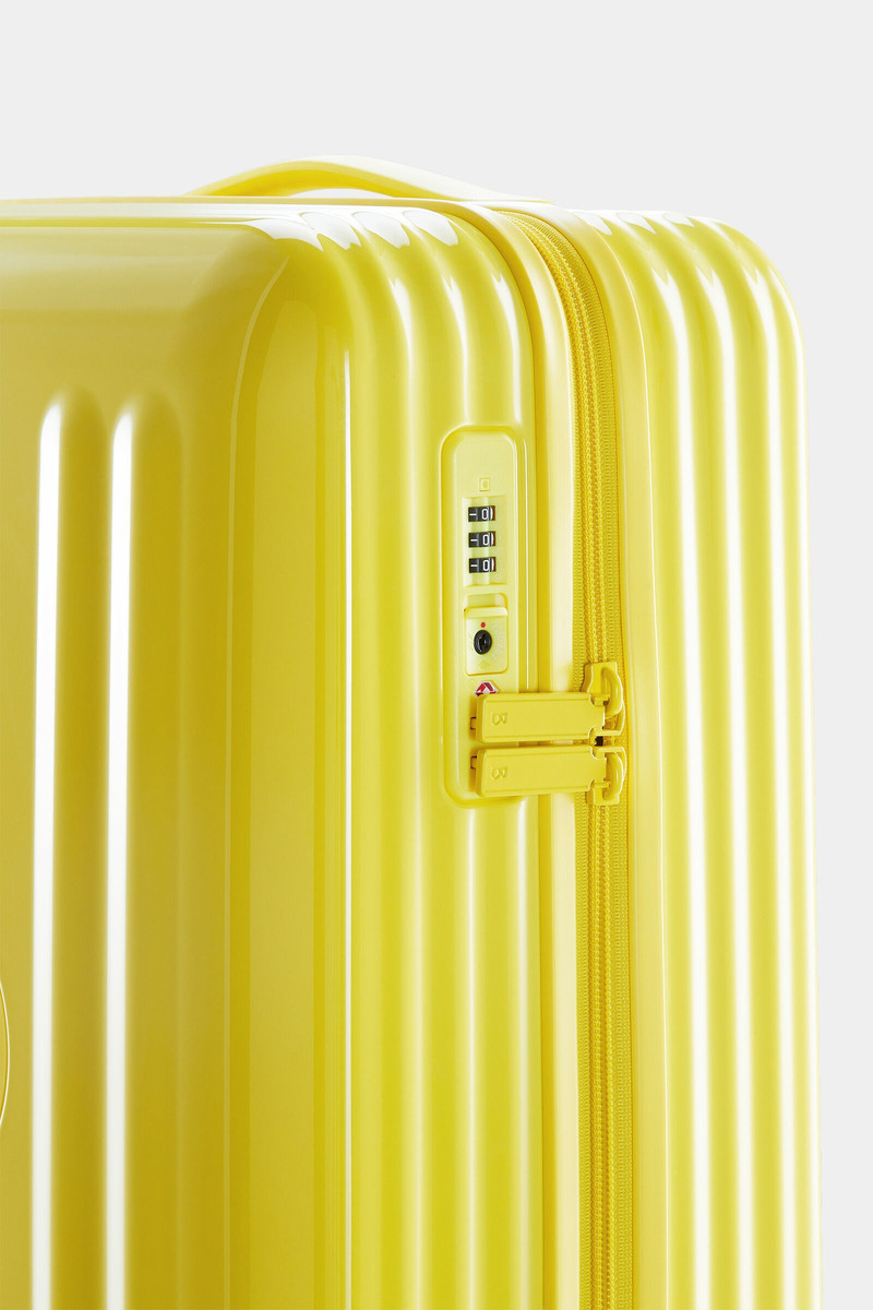 Piz small hard shell suitcase in Yellow 6