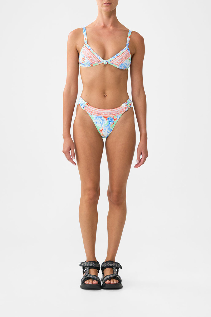 CAMILLA TRI BIKINI TOP WITH KNOT FRONT outlook