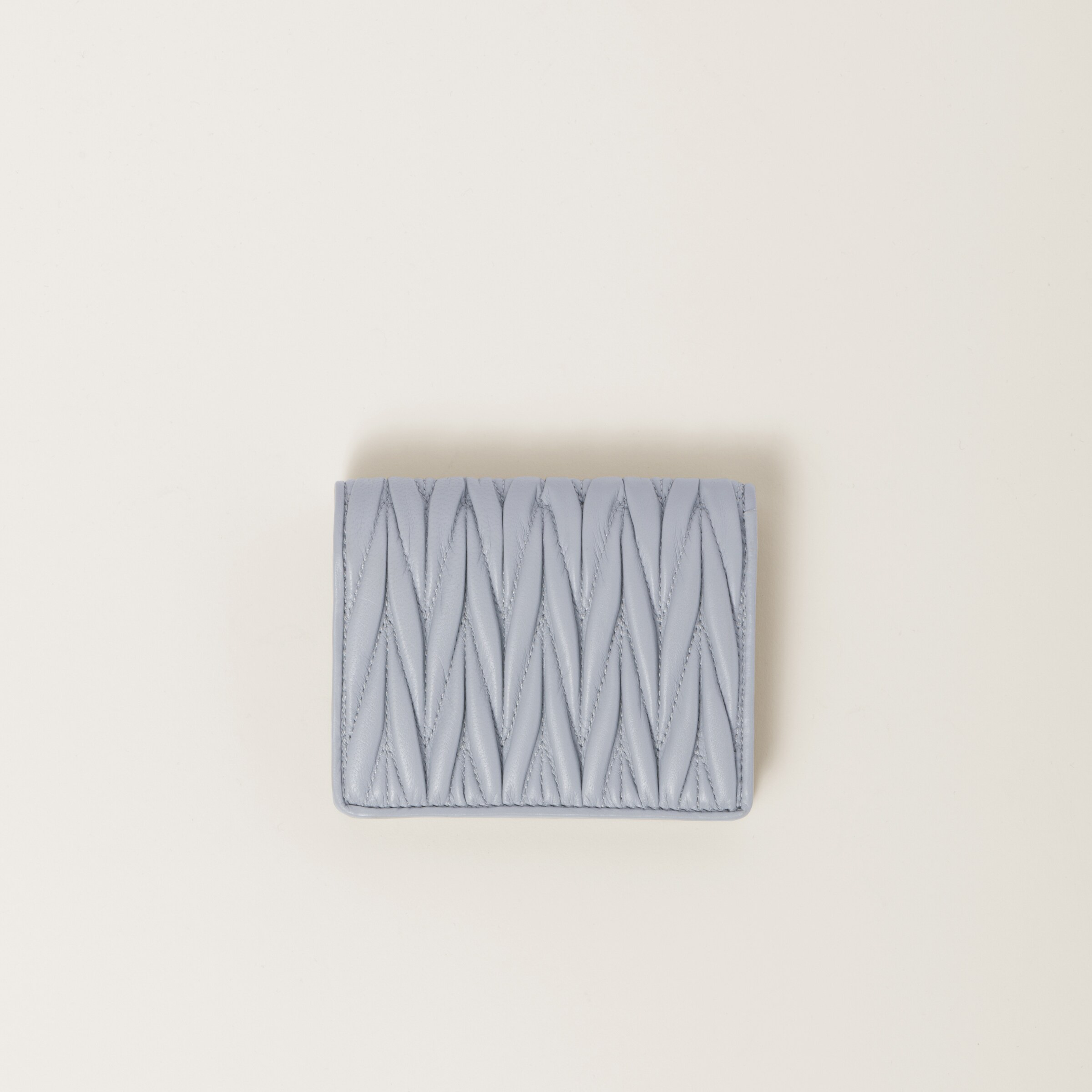 Small matelassé nappa leather wallet - 3