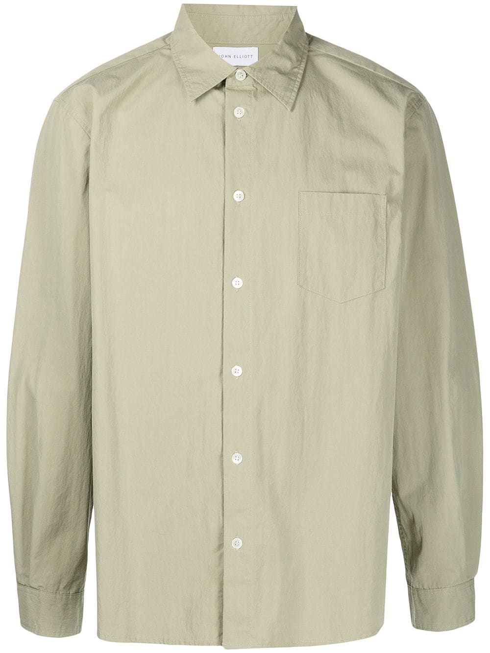 button-up long-sleeved shirt - 1