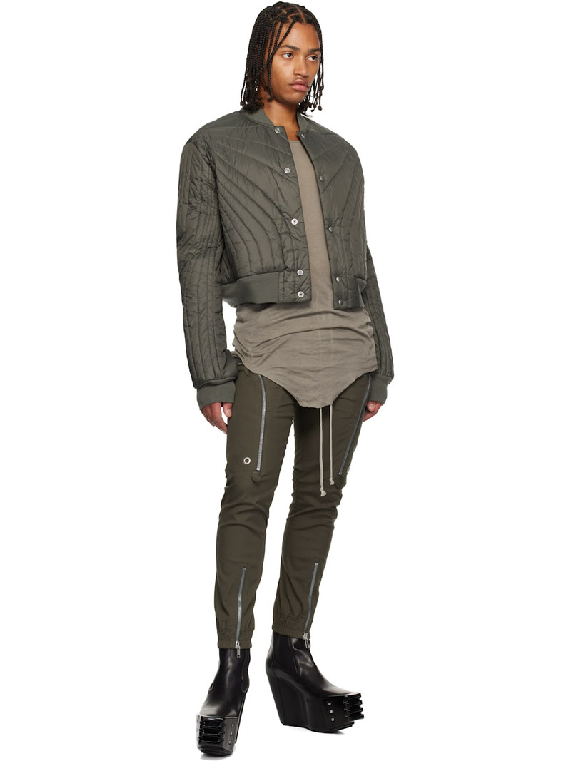 Rick Owens Khaki Concordians Bauhaus Cargo Pants outlook