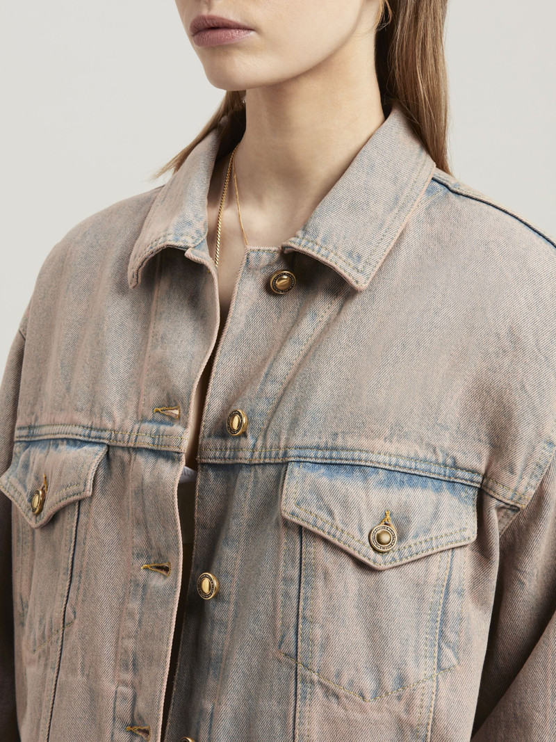 Overdye Logo Denim Jacket 6