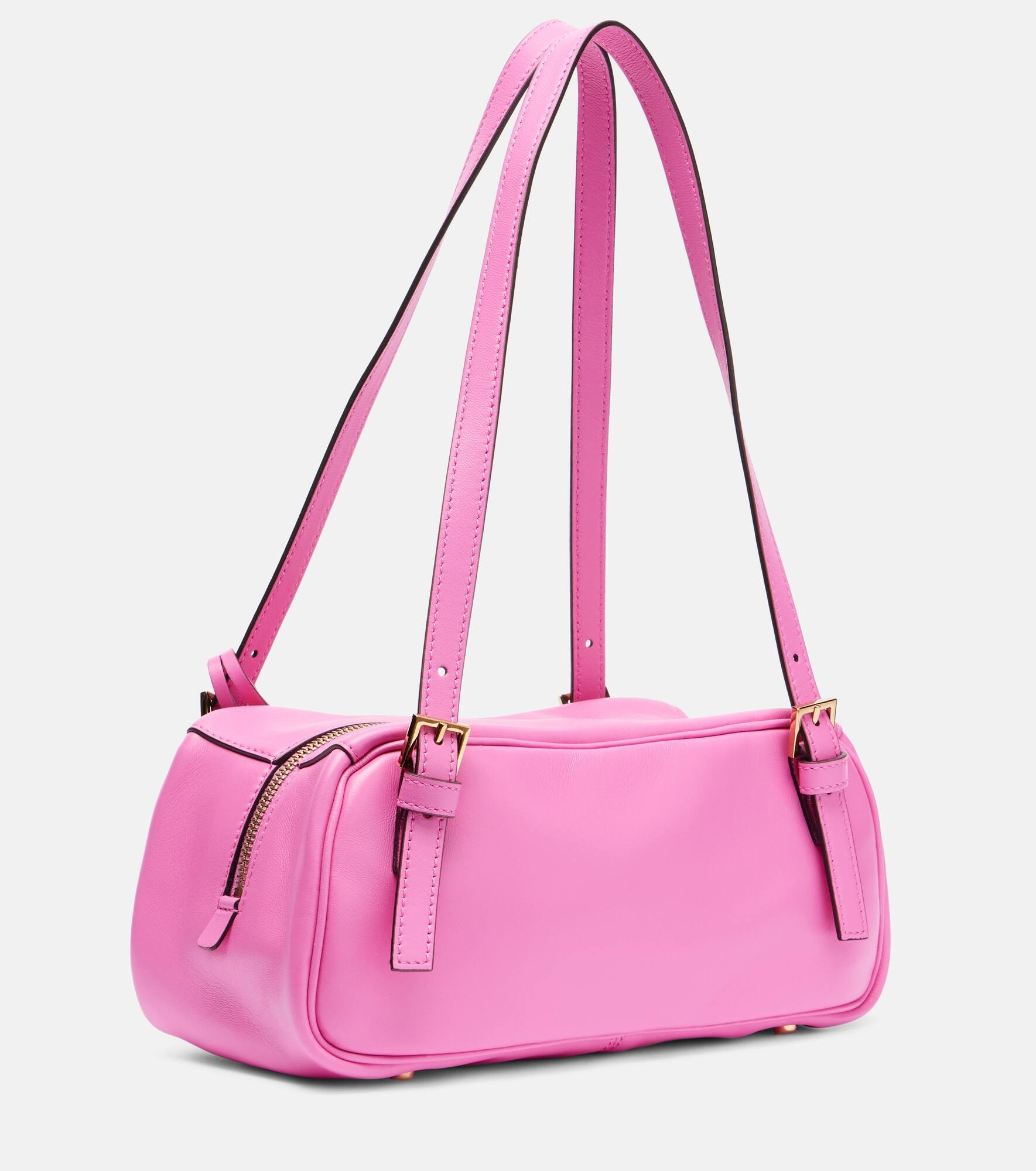 Versace Tag Bowling leather shoulder bag - 4
