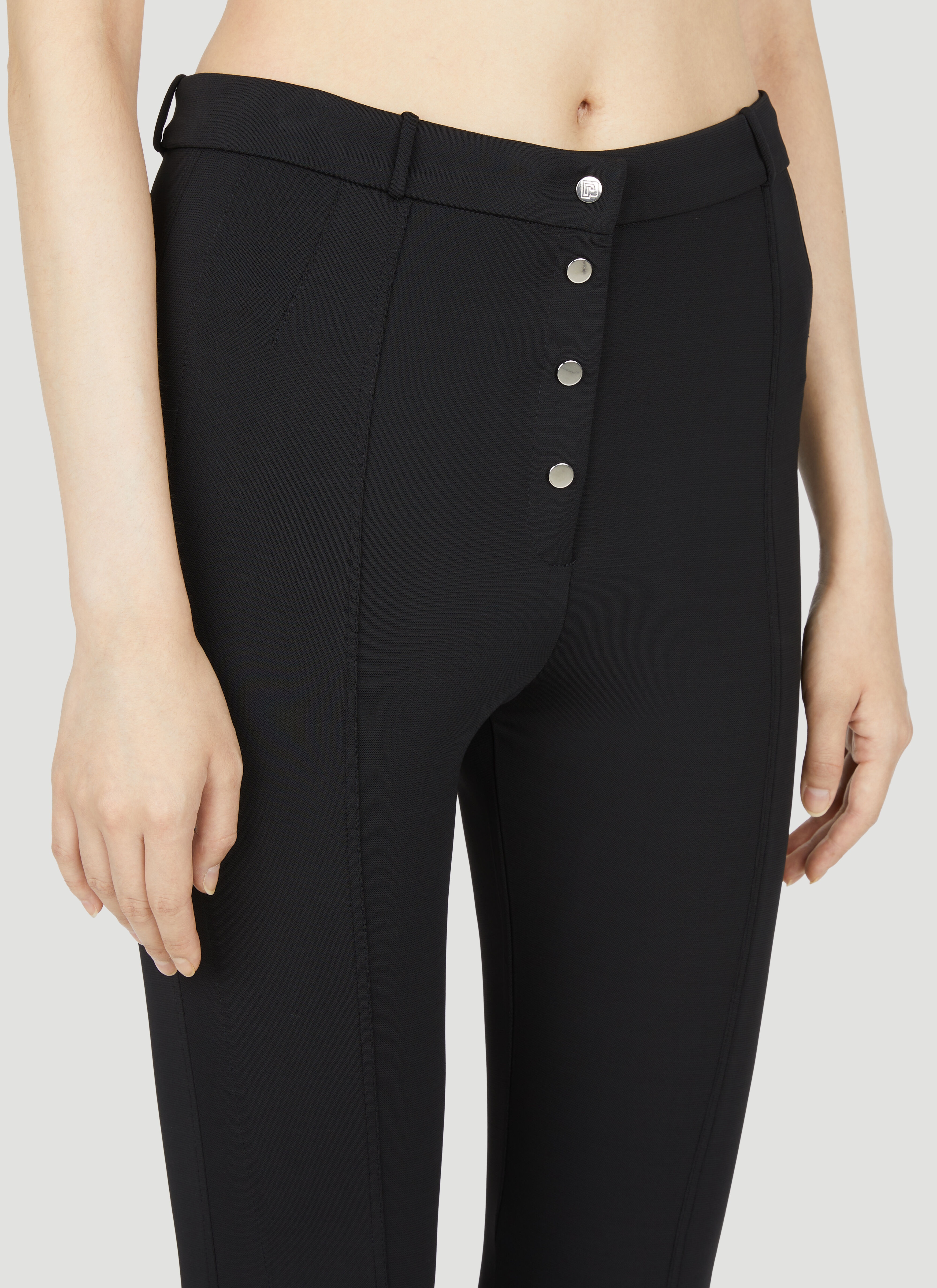 Flare Button Pants - 5