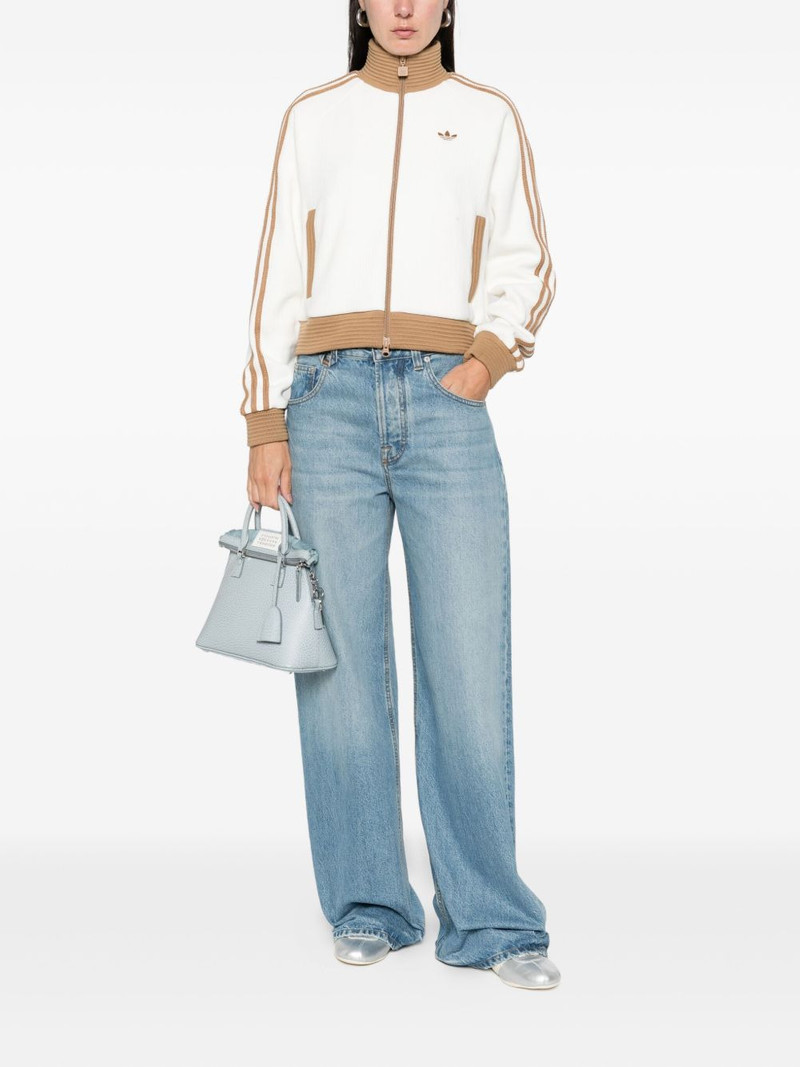 adidas velour zipped sweatshirt outlook