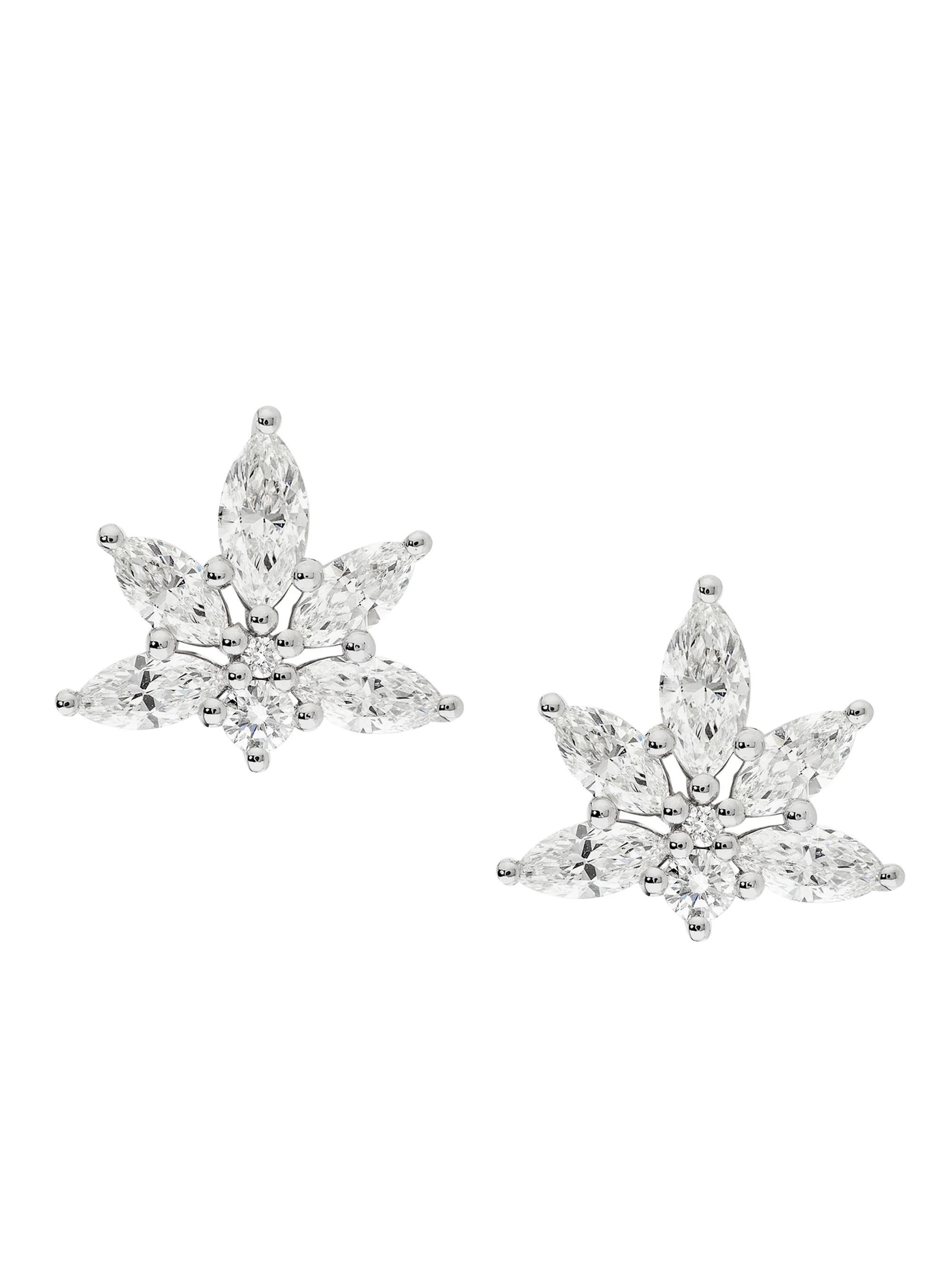 Women's L'Heure Du Diamant 18K White Gold & 1.84 TCW Diamond Stud Earrings - White Gold - 1