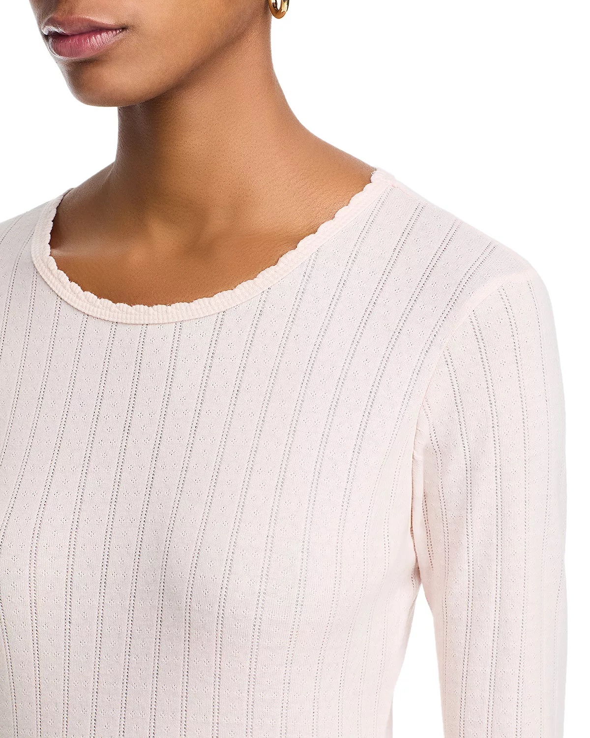 Pointelle Tee - 4
