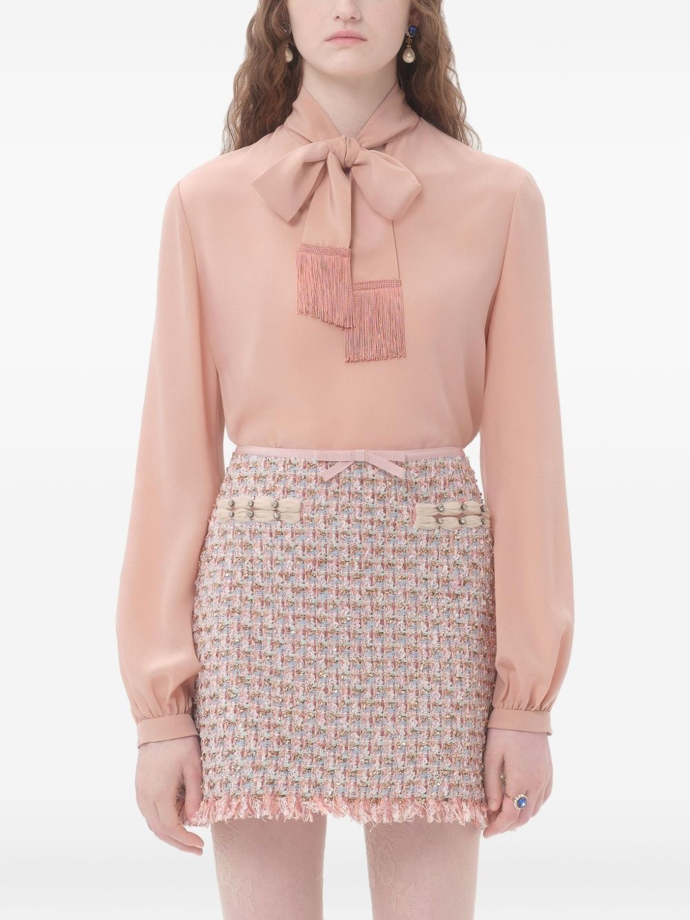 crêpe de chine blouse - 3