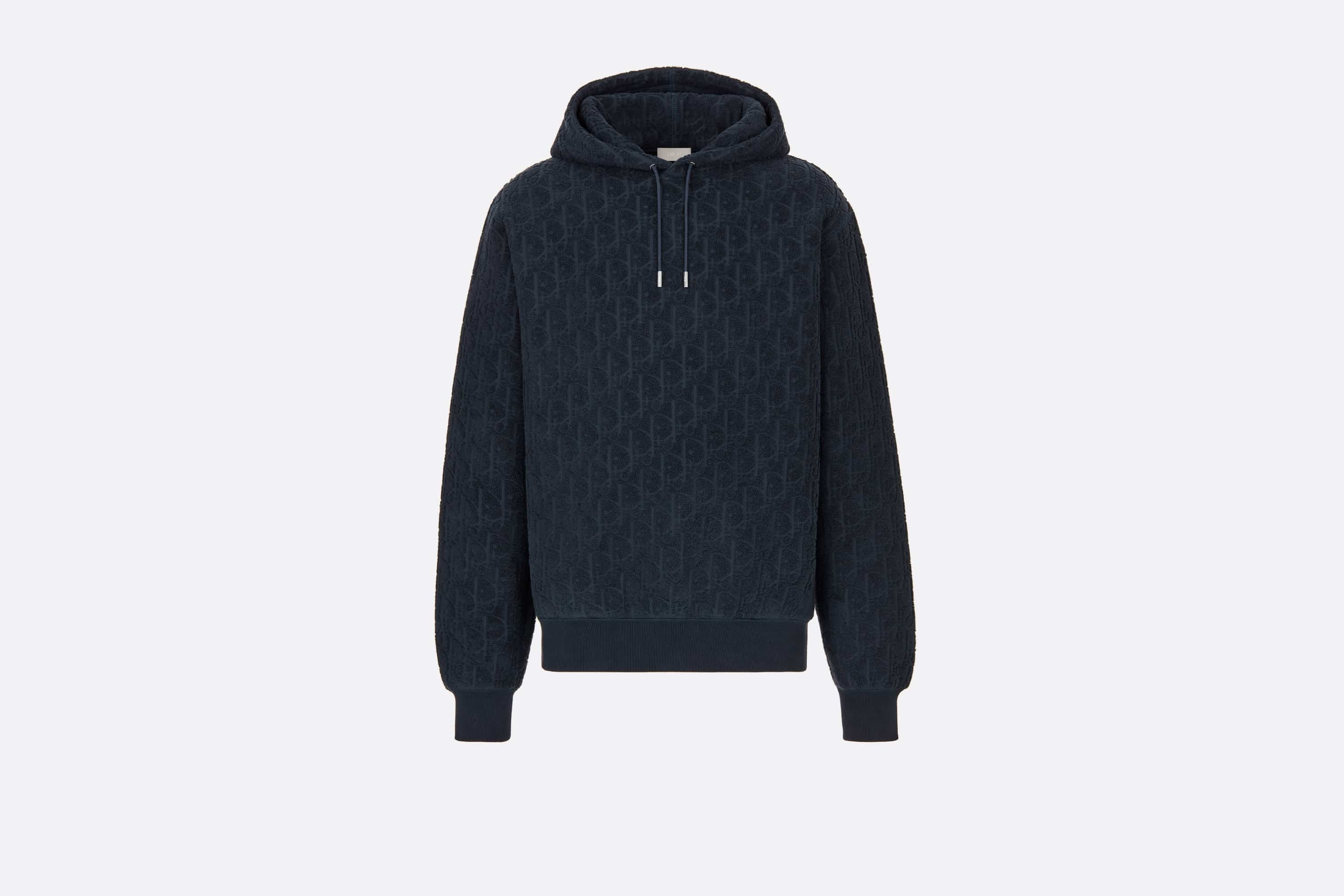 Dior Oblique Relaxed-Fit Hooded Sweatshirt - 1