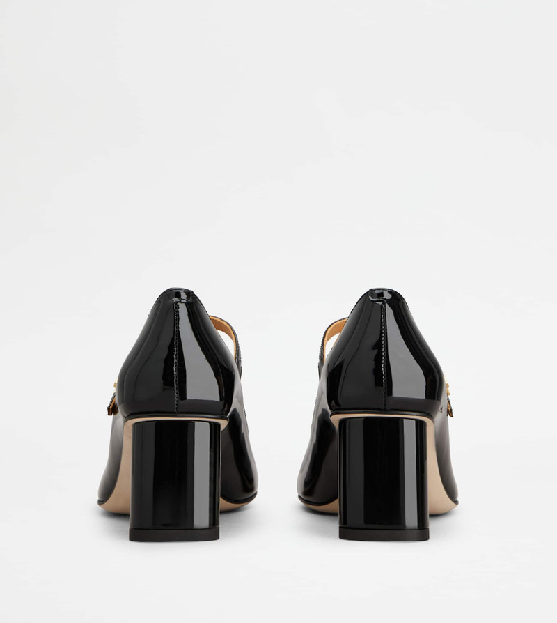 Tod's MARY JANES IN PATENT LEATHER - BLACK outlook