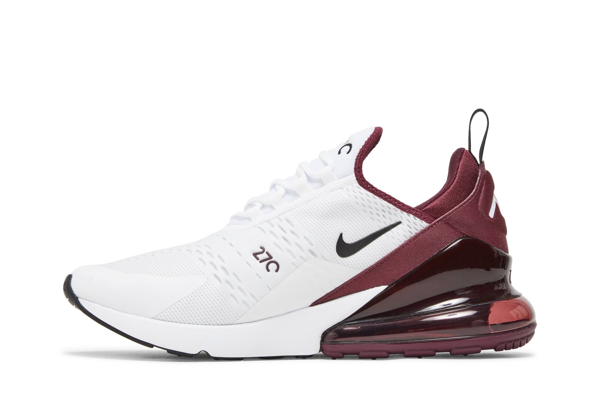 Nike Air Max 270 White Night Maroon goat REVERSIBLE