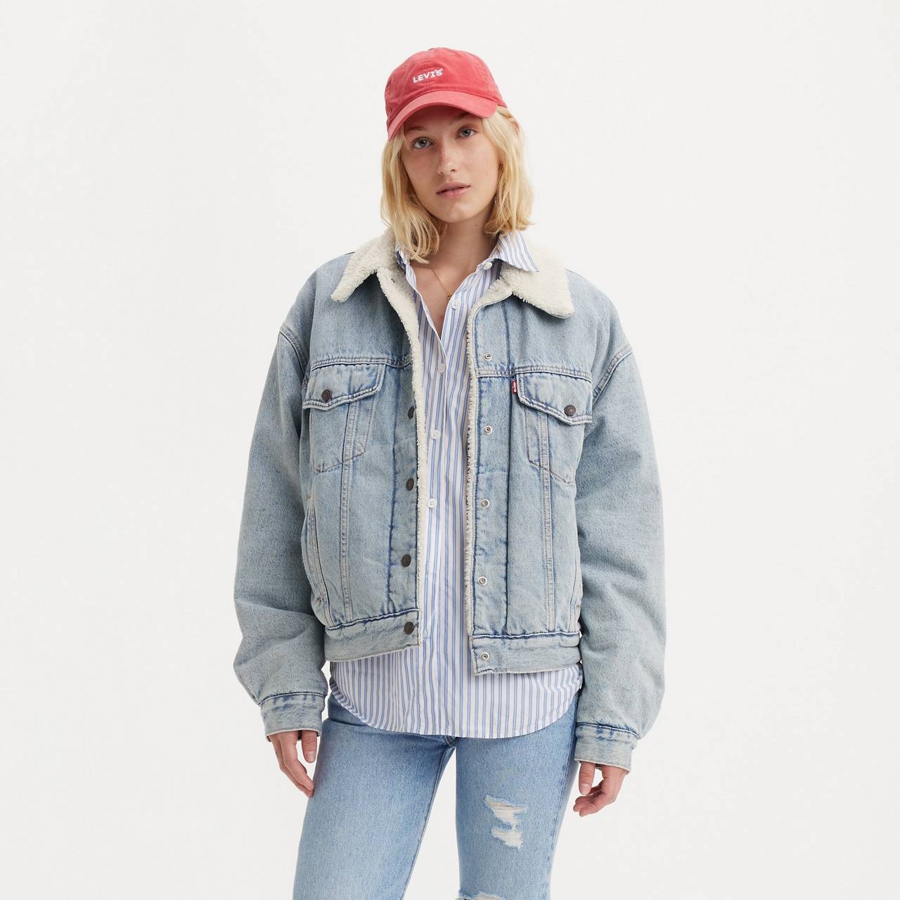 90S SHERPA TRUCKER JACKET - 2