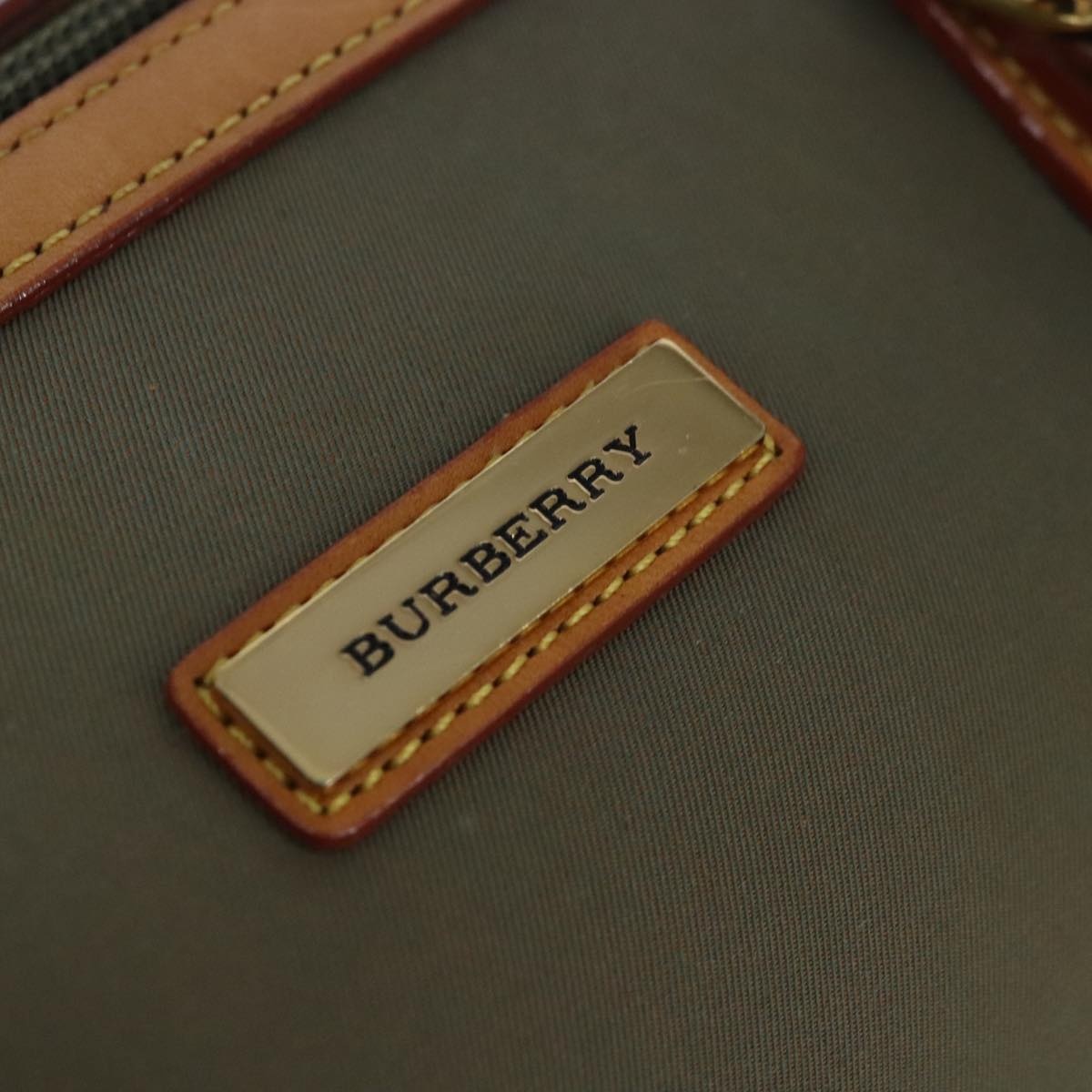 Burberry Hand Bag Nylon Khaki - 10
