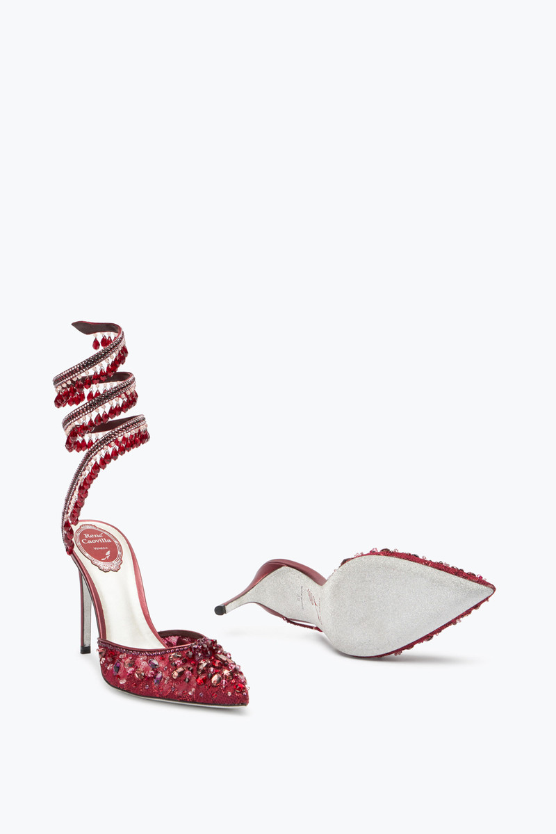 Chandelier Crystal Ruby Red Pump 100 6