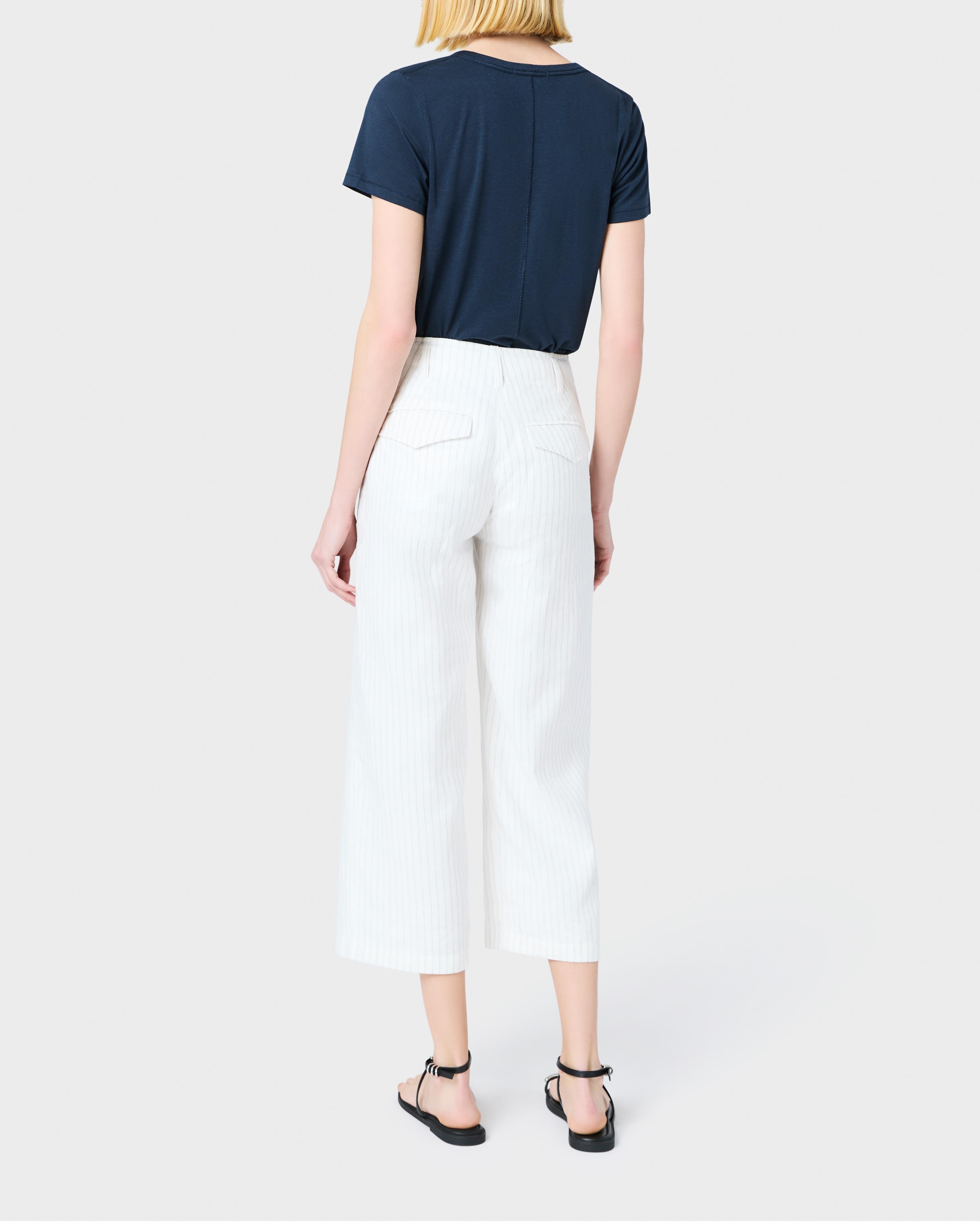 Dylan Cropped Cotton Pant - 2