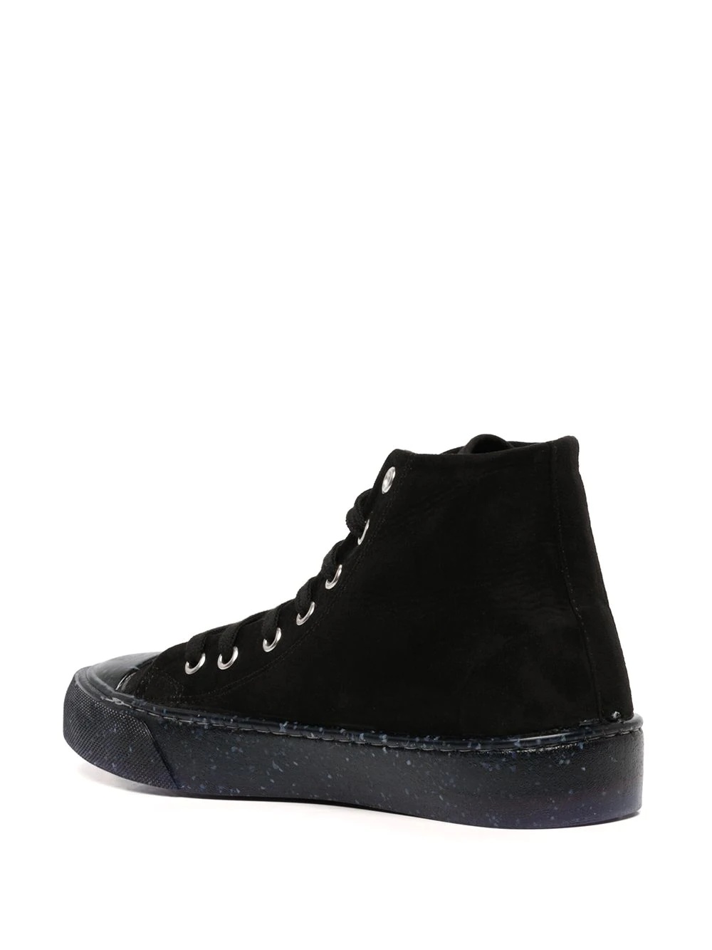 logo-patch high top sneakers - 2